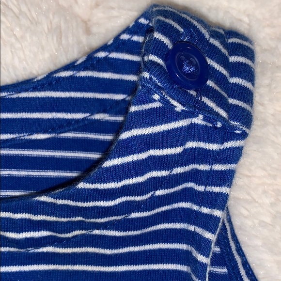 Baby Gap Blue stripe Dress 3-6 mos tank sundress - Picture 5 of 8